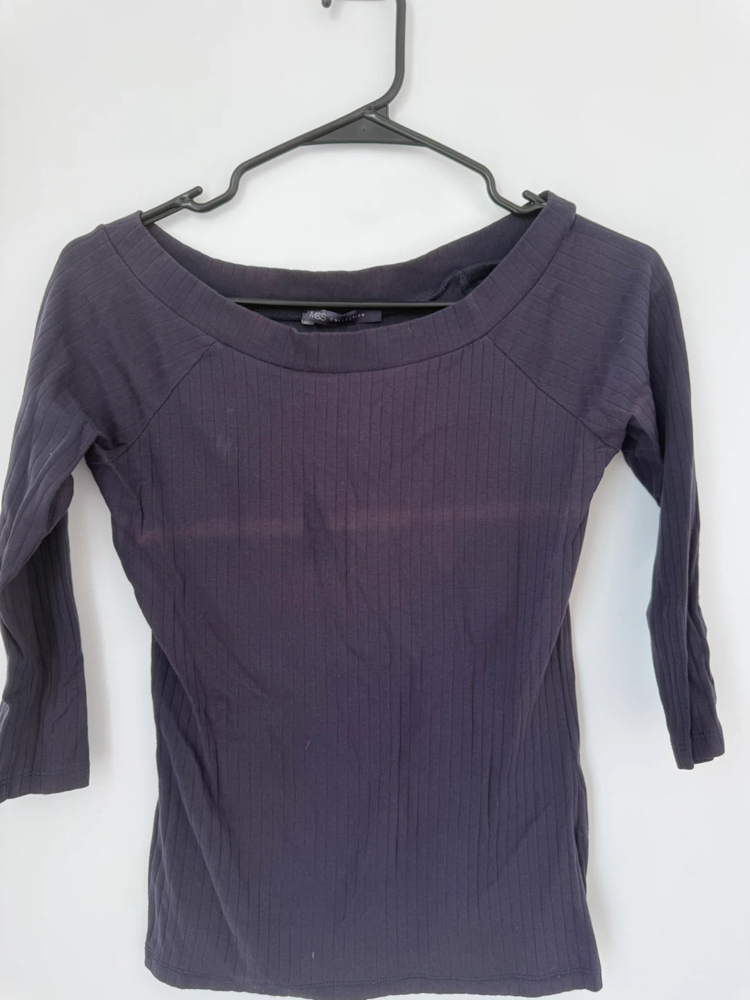 Ribbed 3/4 Sleeve Top - photo 2