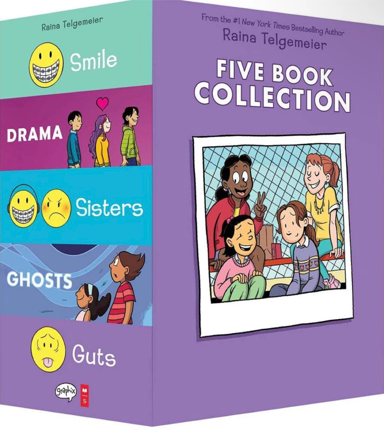 Raina Telgemeier Five Book Collection