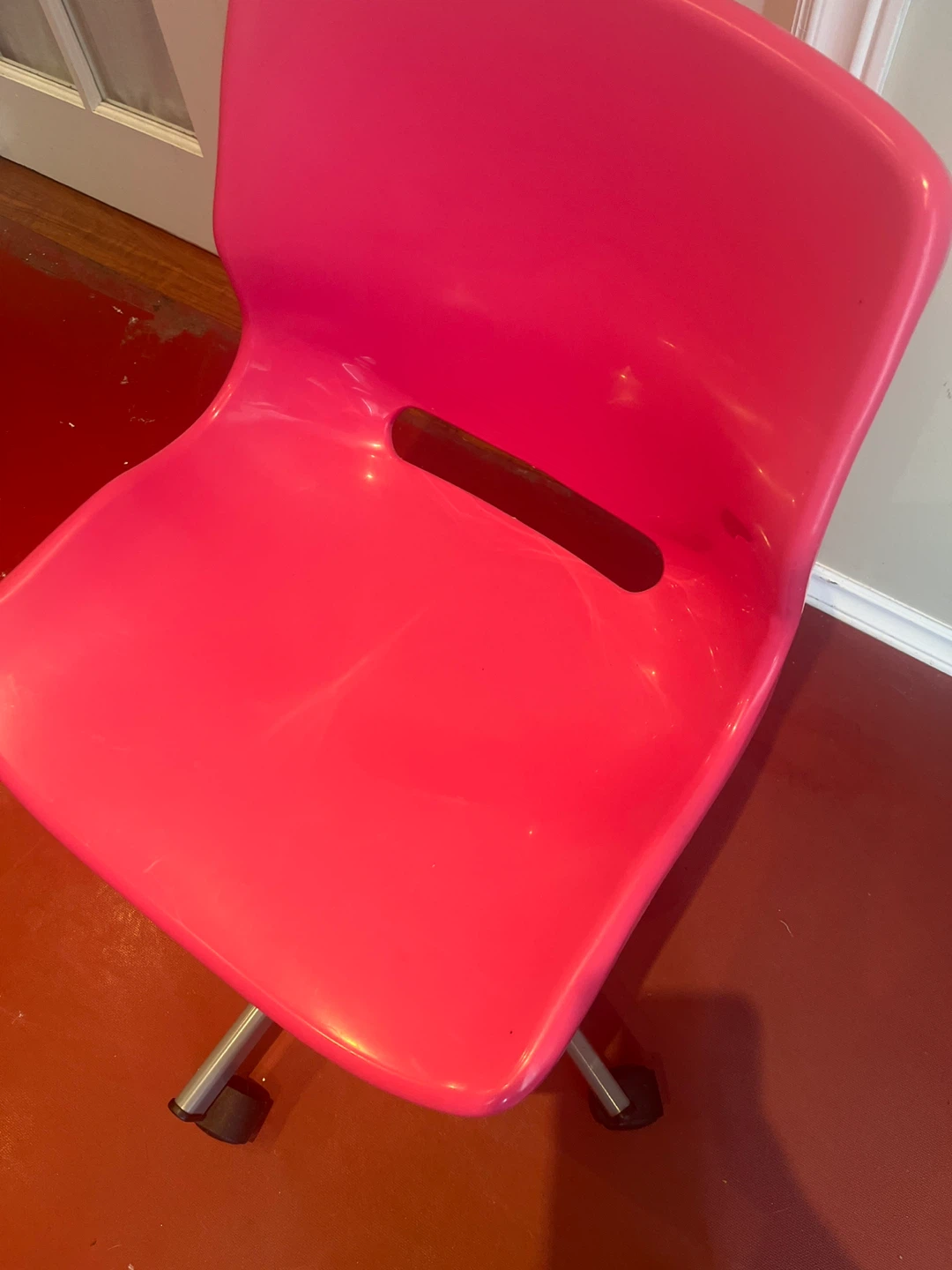 Pink Swivel Desk Chair - photo 2