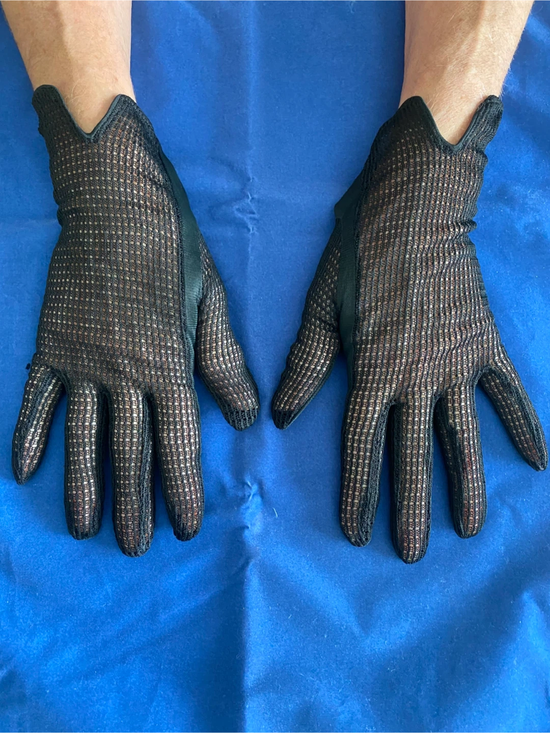 Ladies Black Mesh Gloves
