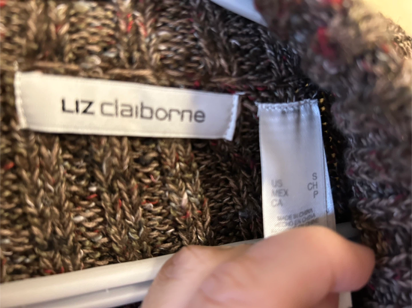Liz Claiborne Women's Quarter-Zip Sweater - Size S - photo 2