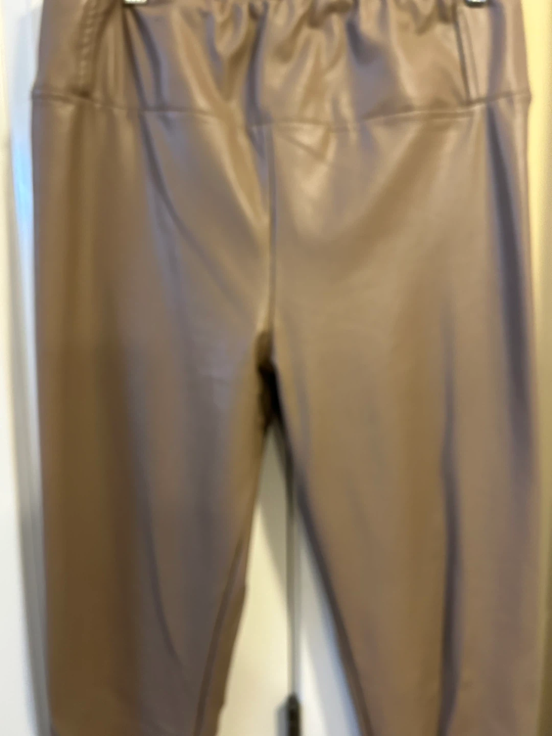 Forever 21 Faux Leather Leggings - Taupe - XL - photo 2