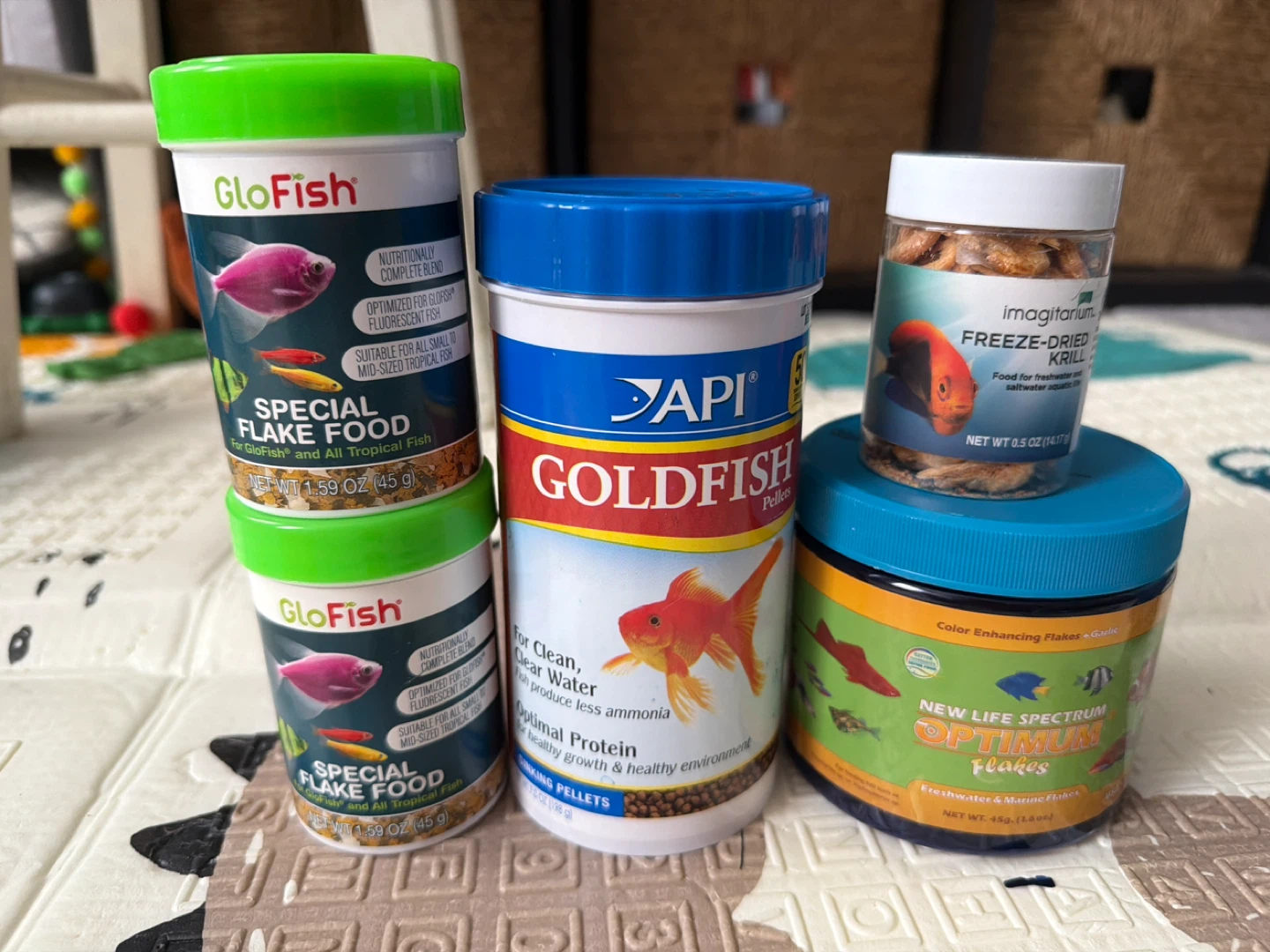 Assorted Aquarium Fish Food & Water Treatment Lot - photo 5
