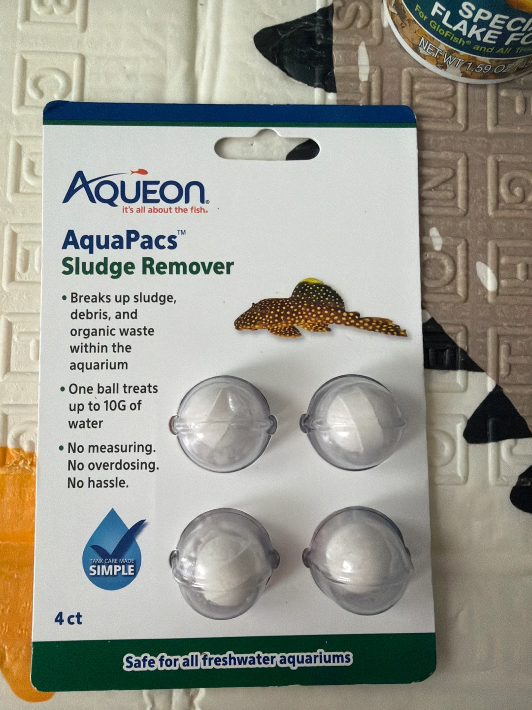 Assorted Aquarium Fish Food & Water Treatment Lot - photo 3