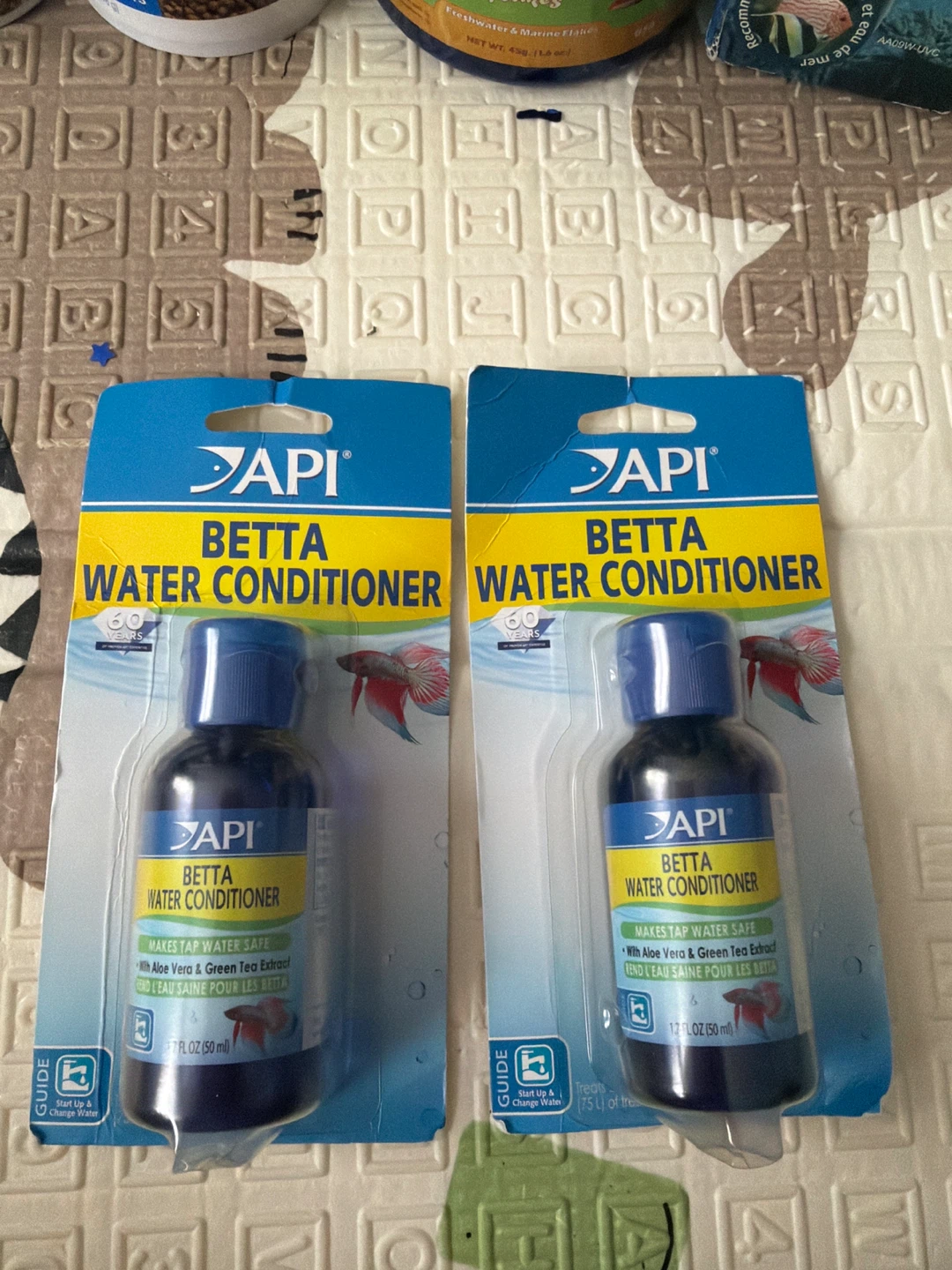 Assorted Aquarium Fish Food & Water Treatment Lot - photo 2
