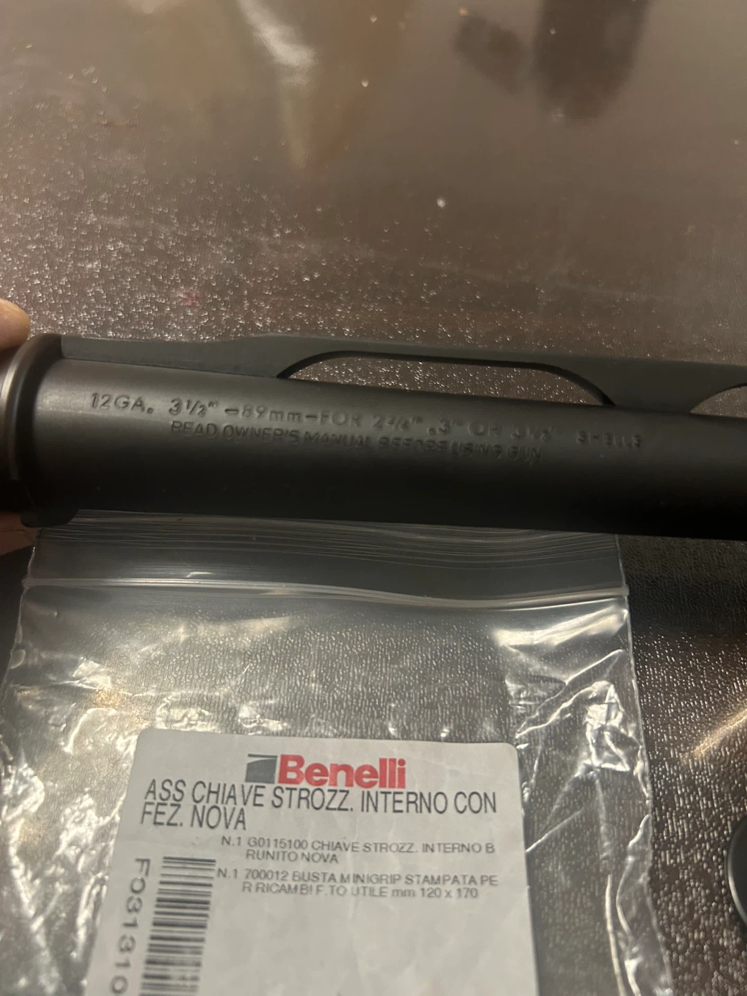 Benelli Nova barrel Choke Tube Wrench Set - photo 3