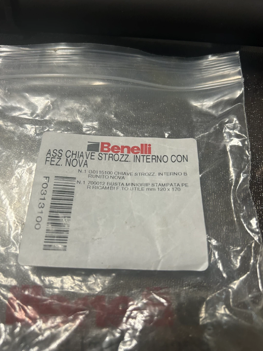 Benelli Nova barrel Choke Tube Wrench Set - photo 4