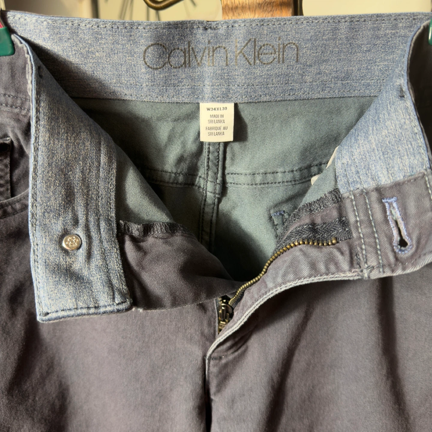 Calvin Klein Men's Grey Pants W34 L30 - photo 5