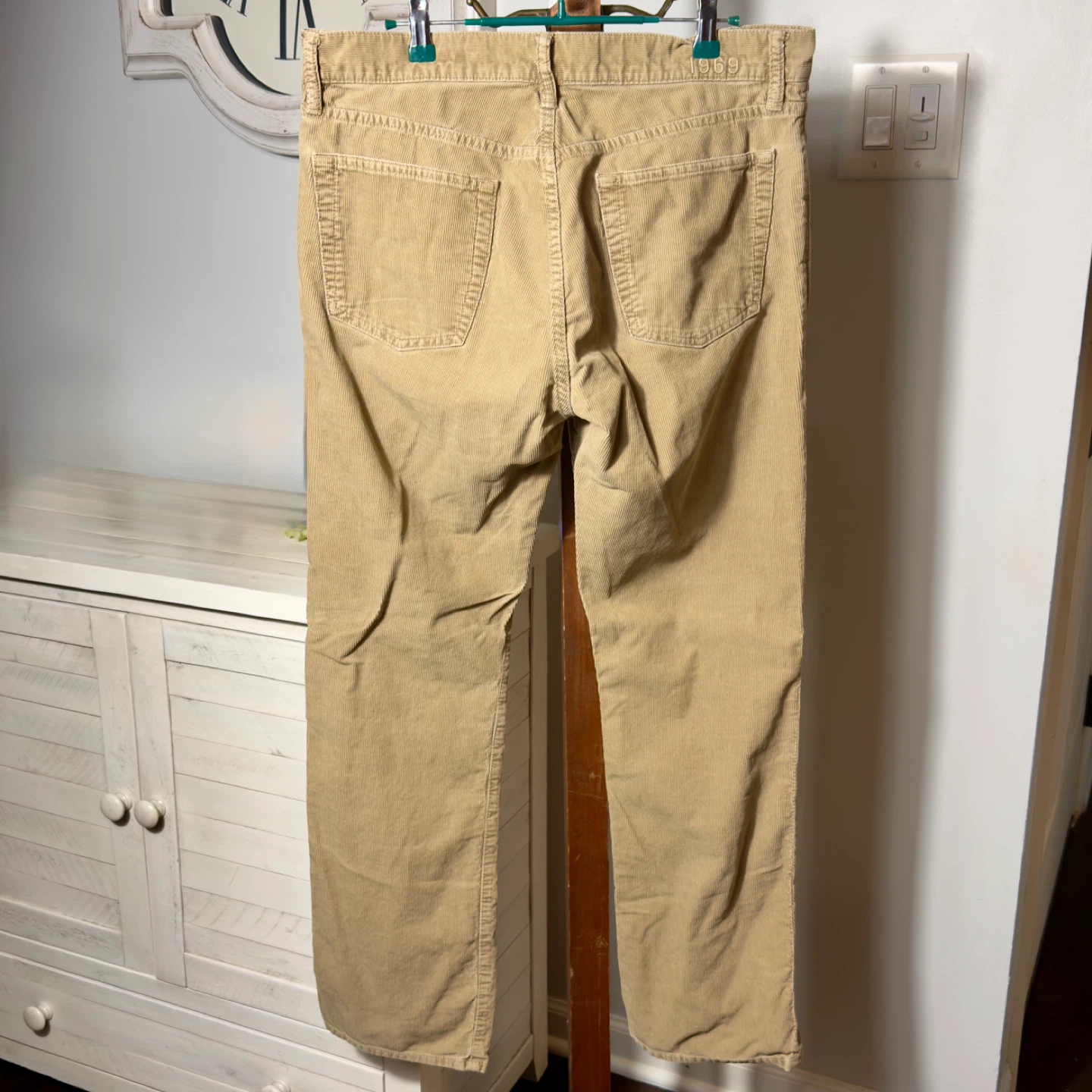 GAP Corduroy Straight Fit Chino Flak Pants 34x32 Tan - photo 2