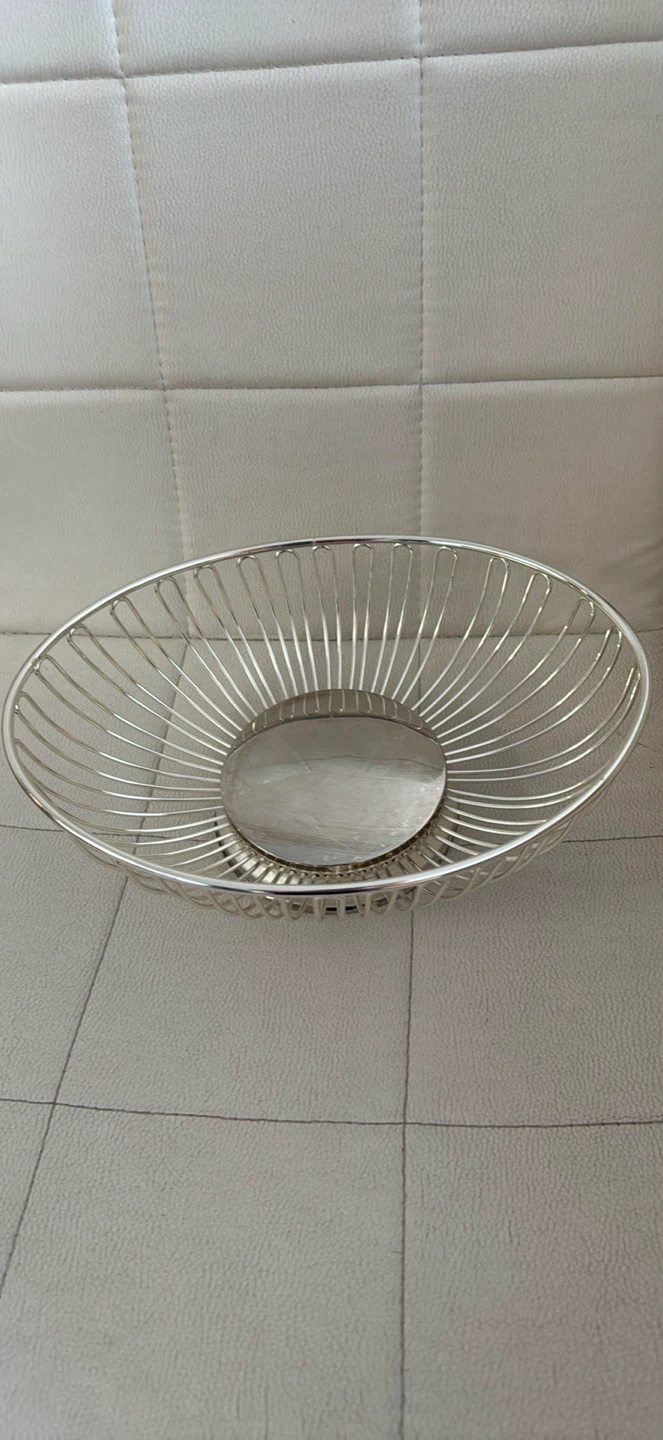 Silver Wire Fruit Bowl - photo 3