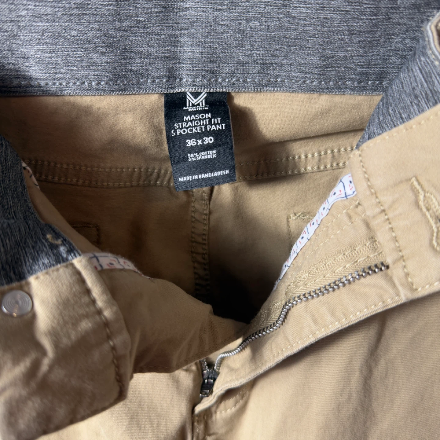 Mason Straight Fit 5 Pocket Pants 36x30 - photo 5