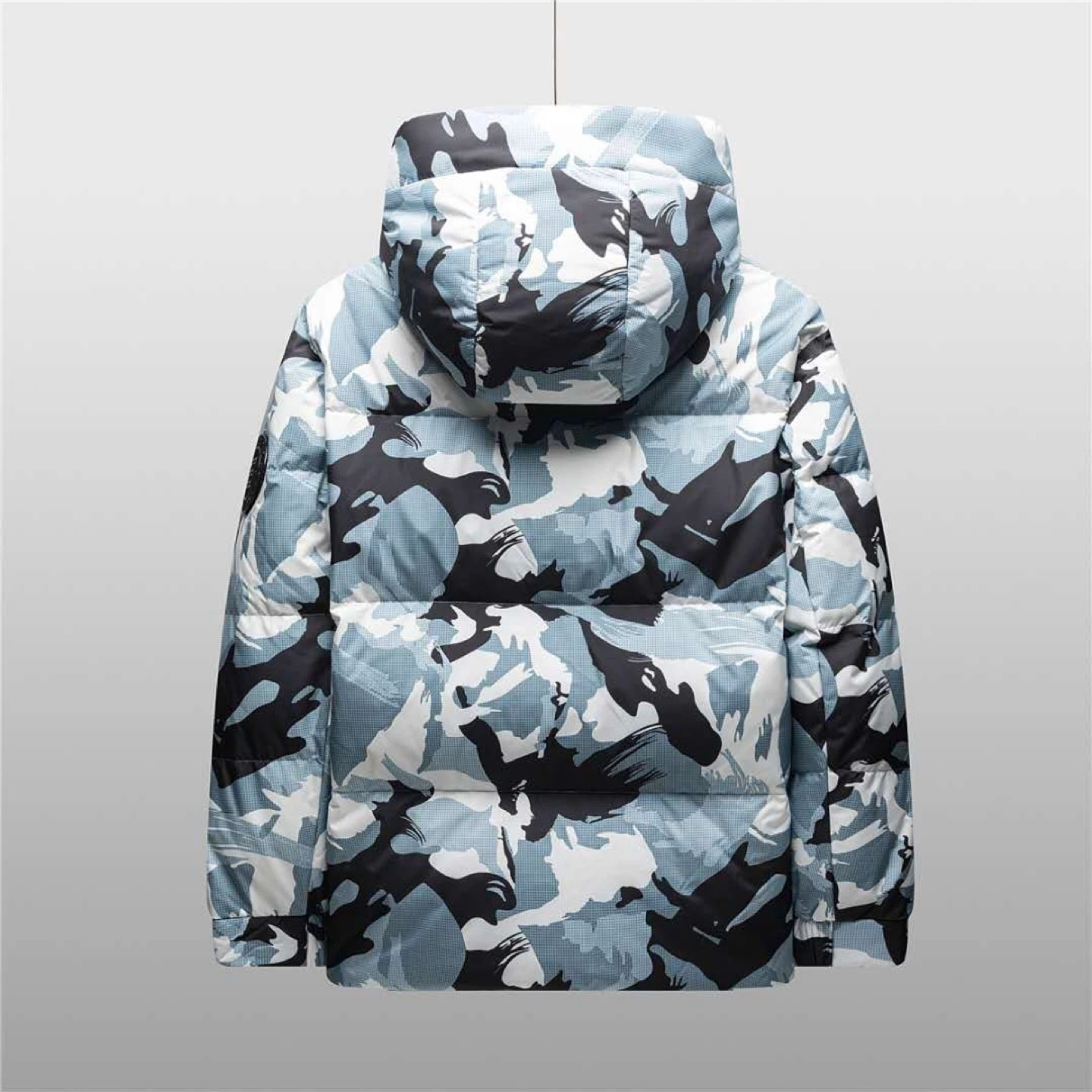 Men's Puffer Down Jacket filled with white goose down - photo 2