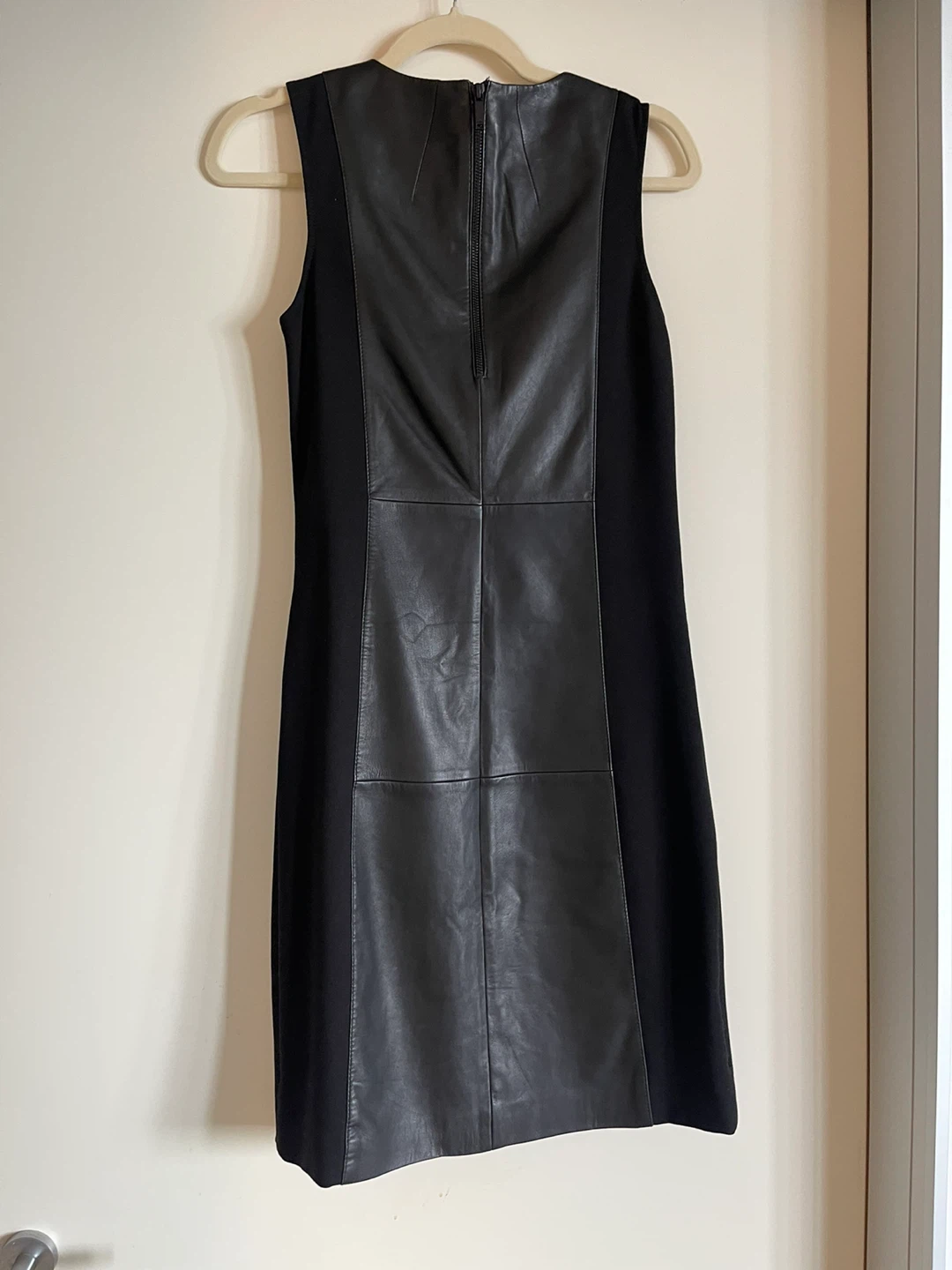 Karl Lagerfeld Black Leather Dress - photo 2
