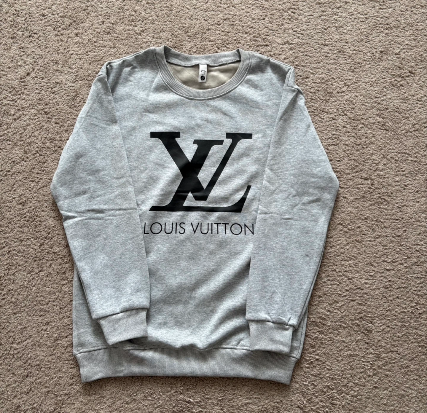 Louis Vuitton Grey Crewneck Sweatshirt