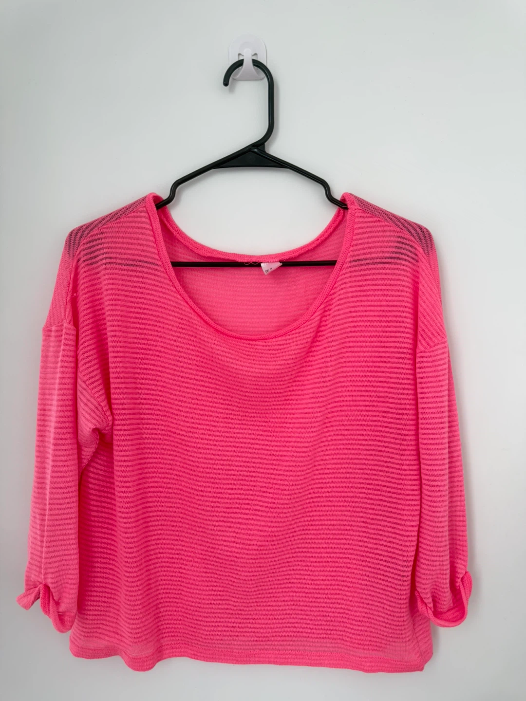 H&M Pink Mesh Top