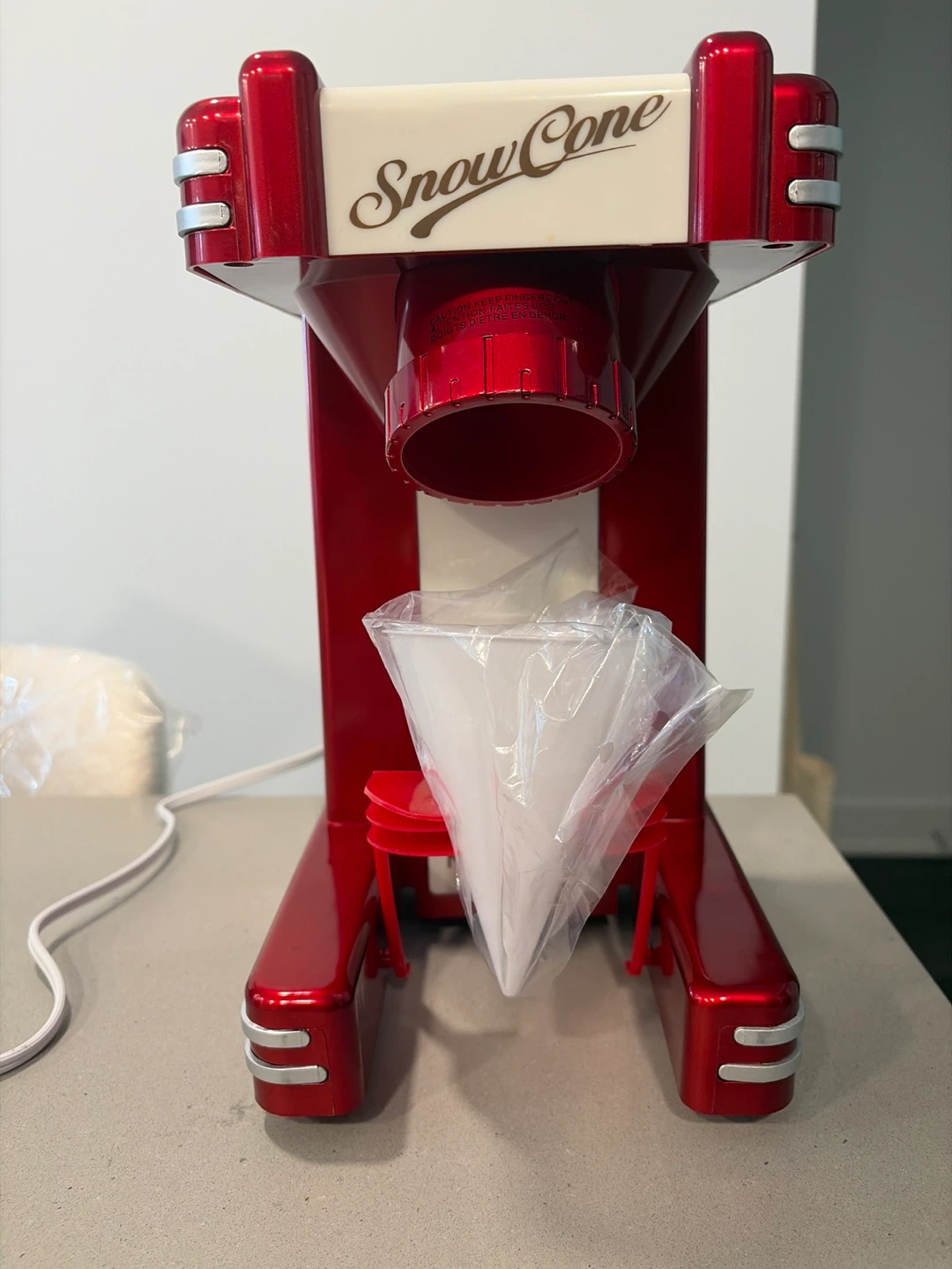 Nostalgia Retro Snow Cone Maker - Red