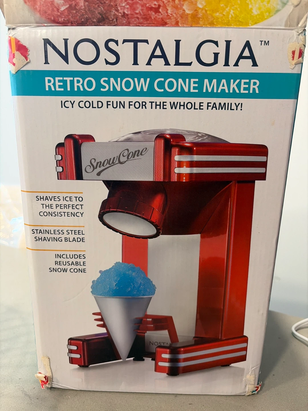 Nostalgia Retro Snow Cone Maker - Red - photo 2