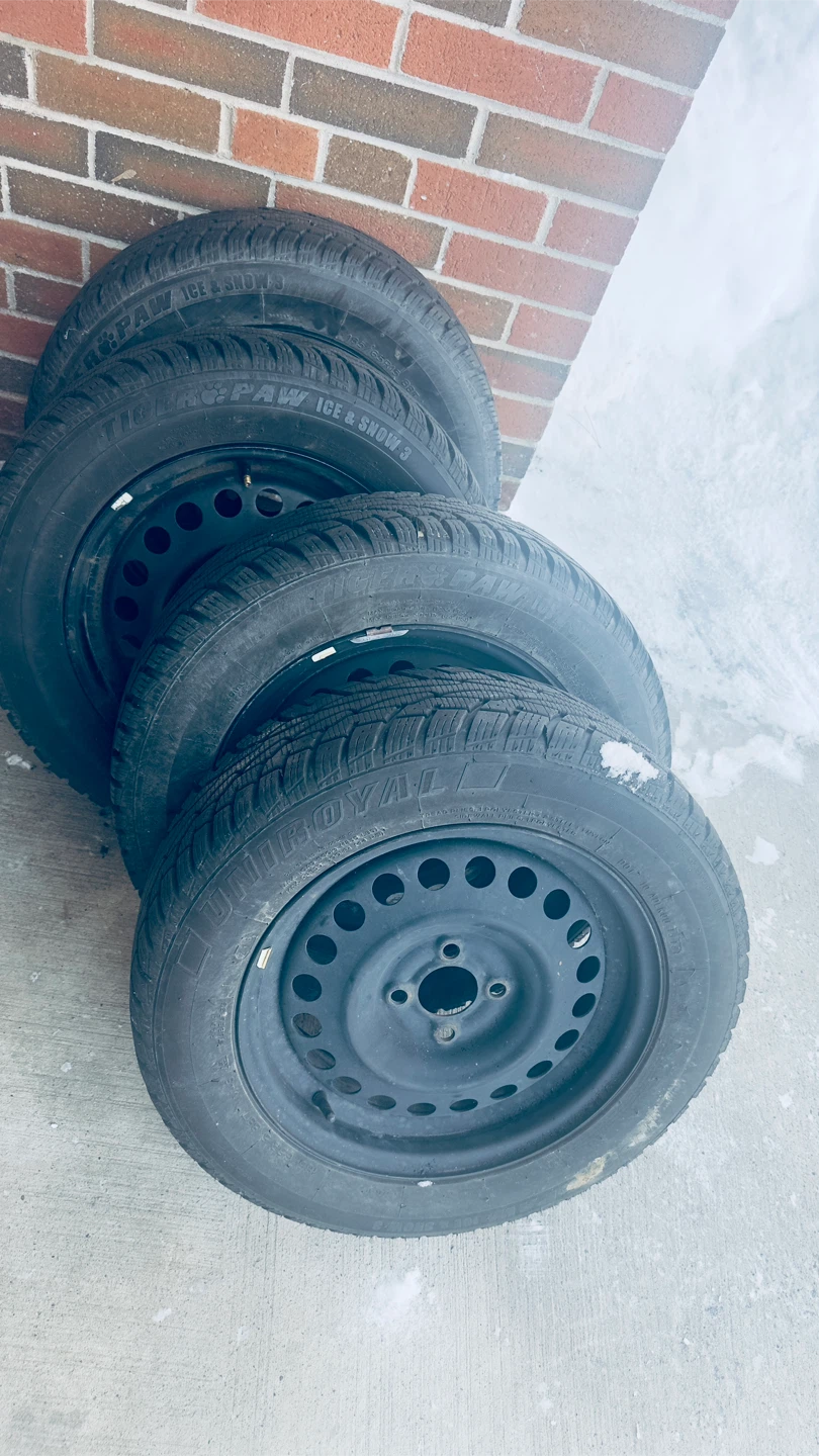 Uniroyal Ice & Snow Winter Tires with Rims - Set of 4