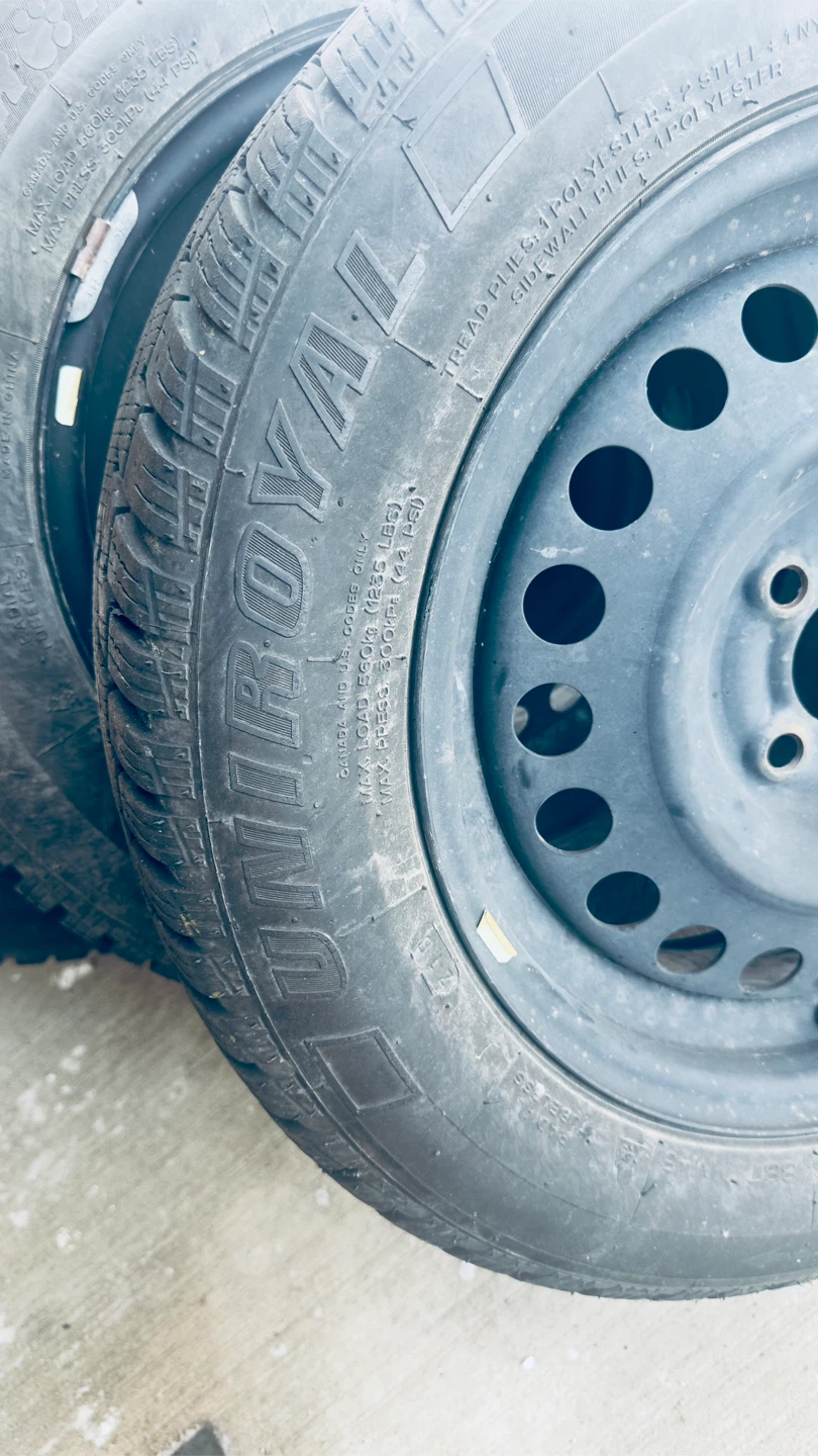 Uniroyal Ice & Snow Winter Tires with Rims - Set of 4 - photo 3