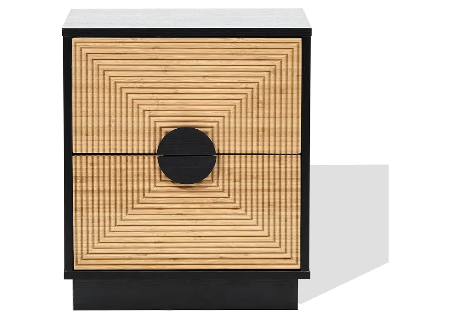 LuxeHome Night Stand - Black/Brown