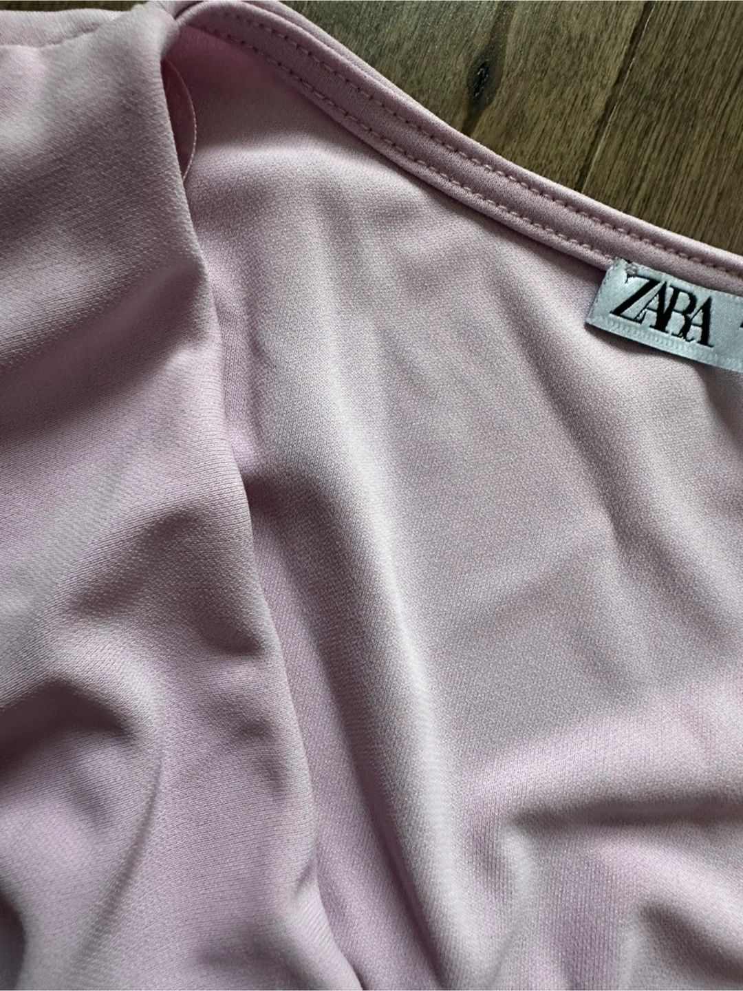 ZARA Pink Cowl Neck Sleeveless Top - photo 3