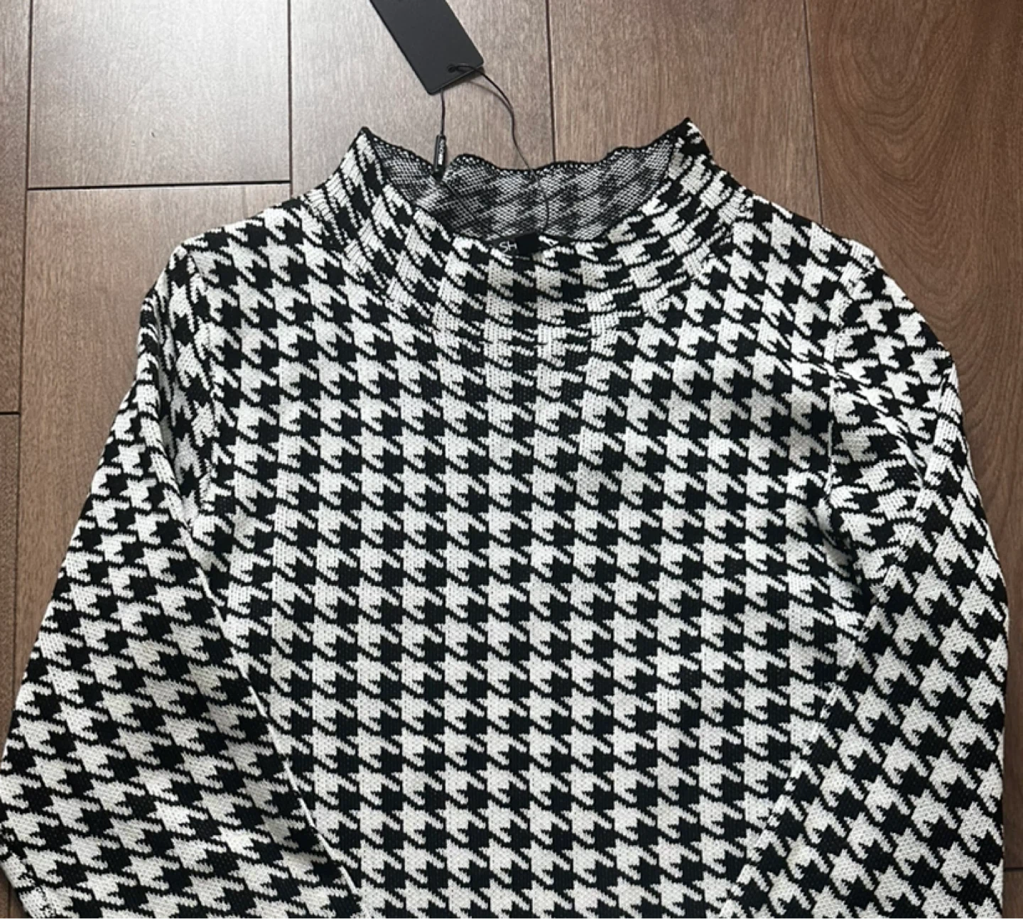 New Fashion Nova Houndstooth Mini Dress - Size M - photo 2