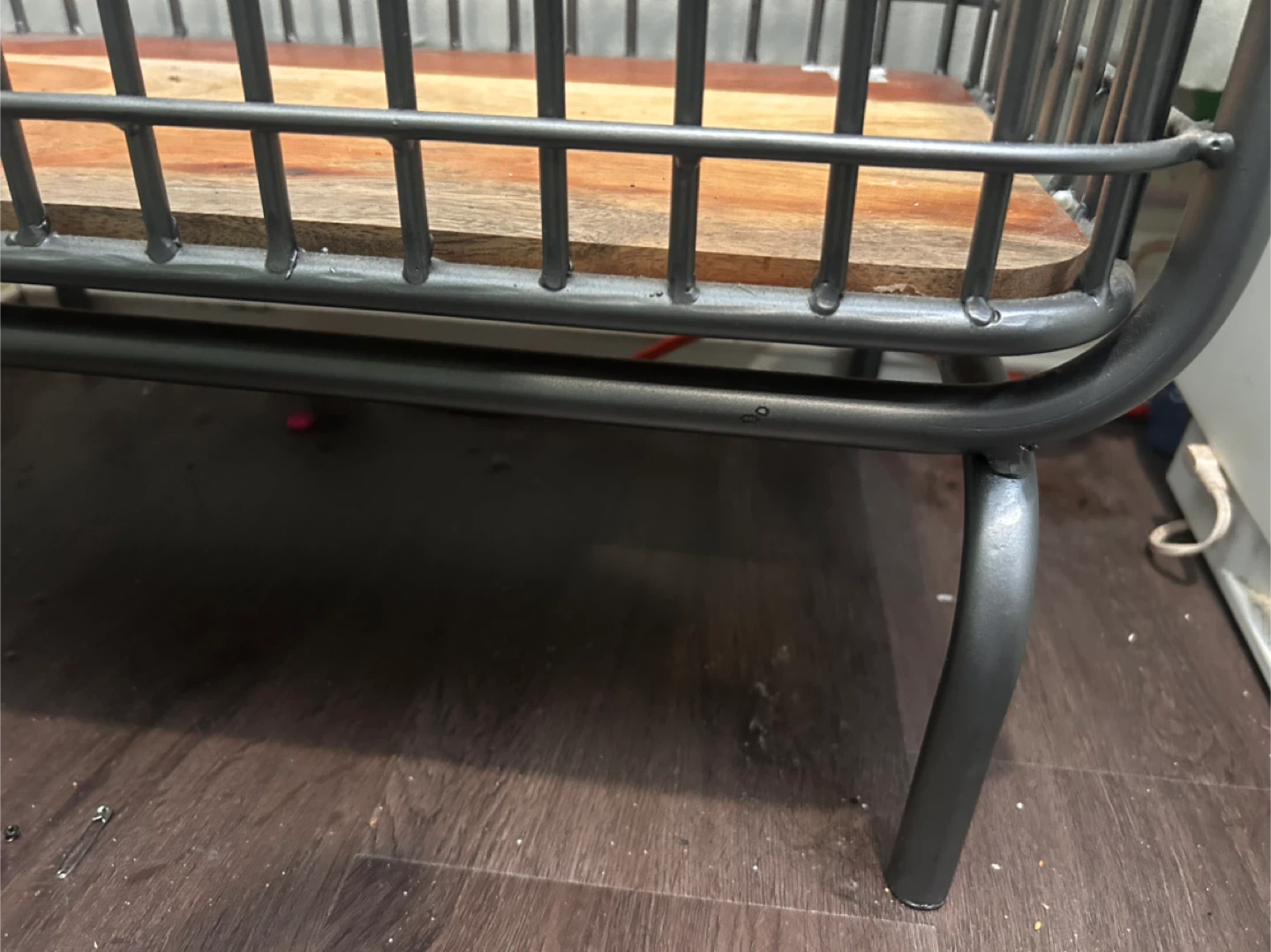 HOMESENSE Metal and Wood Storage Cart - photo 5
