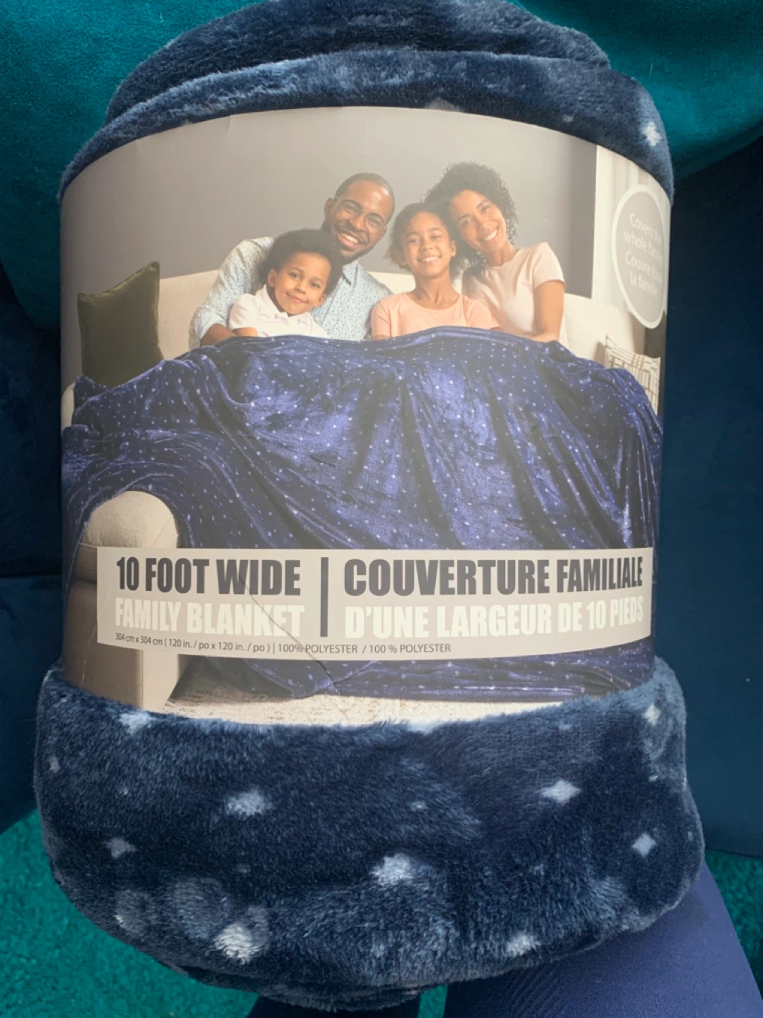 10 Foot Wide Family Blanket