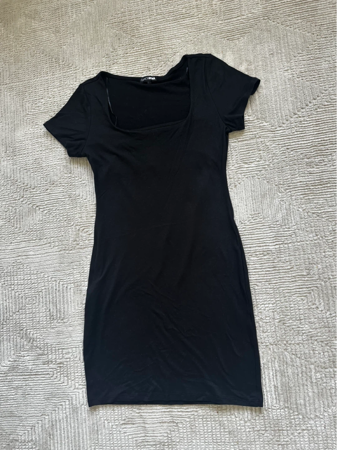 Fashion Nova Black Short Sleeve Mini Dress - photo 2