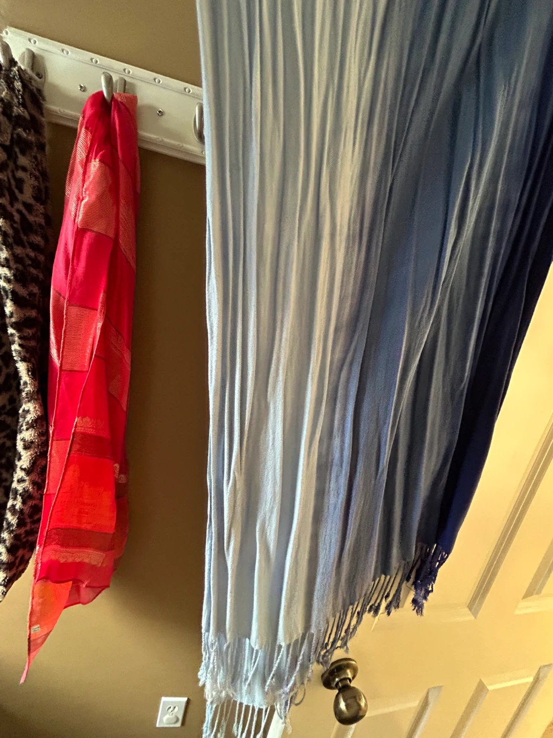 Ombre Blue Scarf with Fringe - photo 2