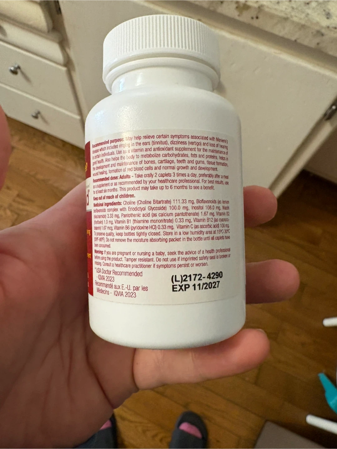 LIPO Flavonoid Ear Ringing Supplement - 100 Caplets - photo 2
