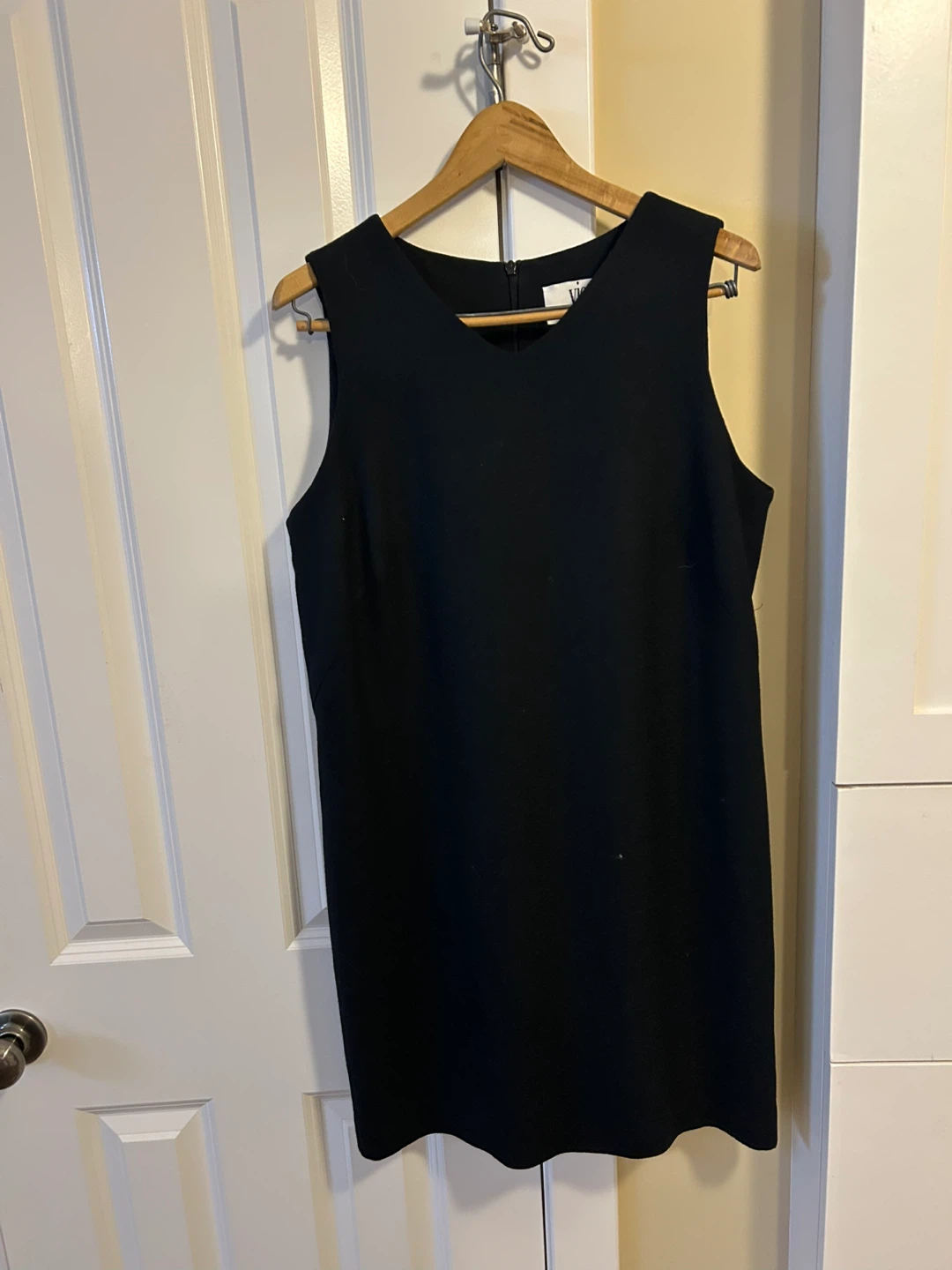VIEW Moda Italiana Black Sleeveless Dress Size 14