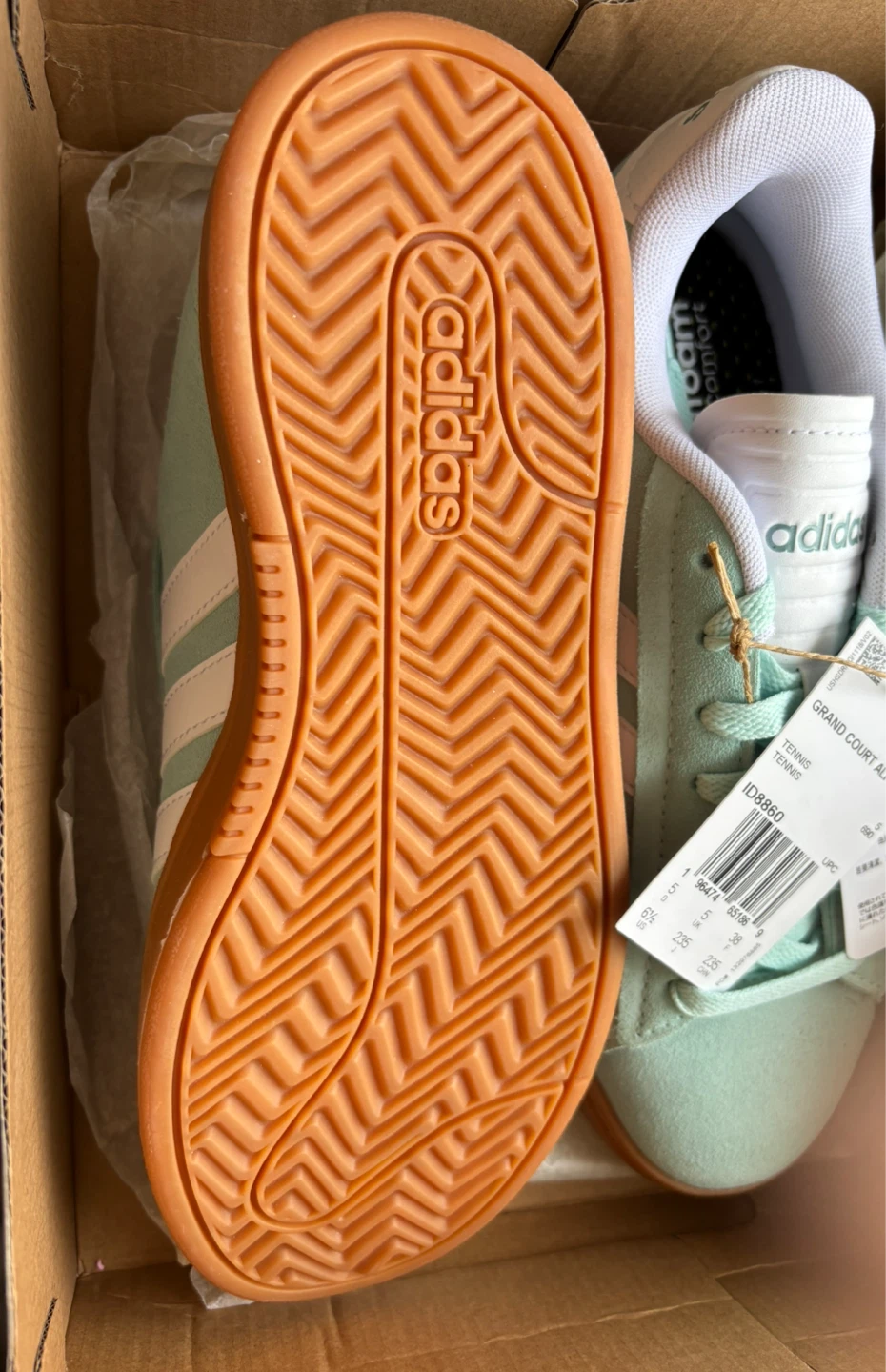 Adidas Grand Court Alpha Tennis Shoes - Mint Green - photo 5