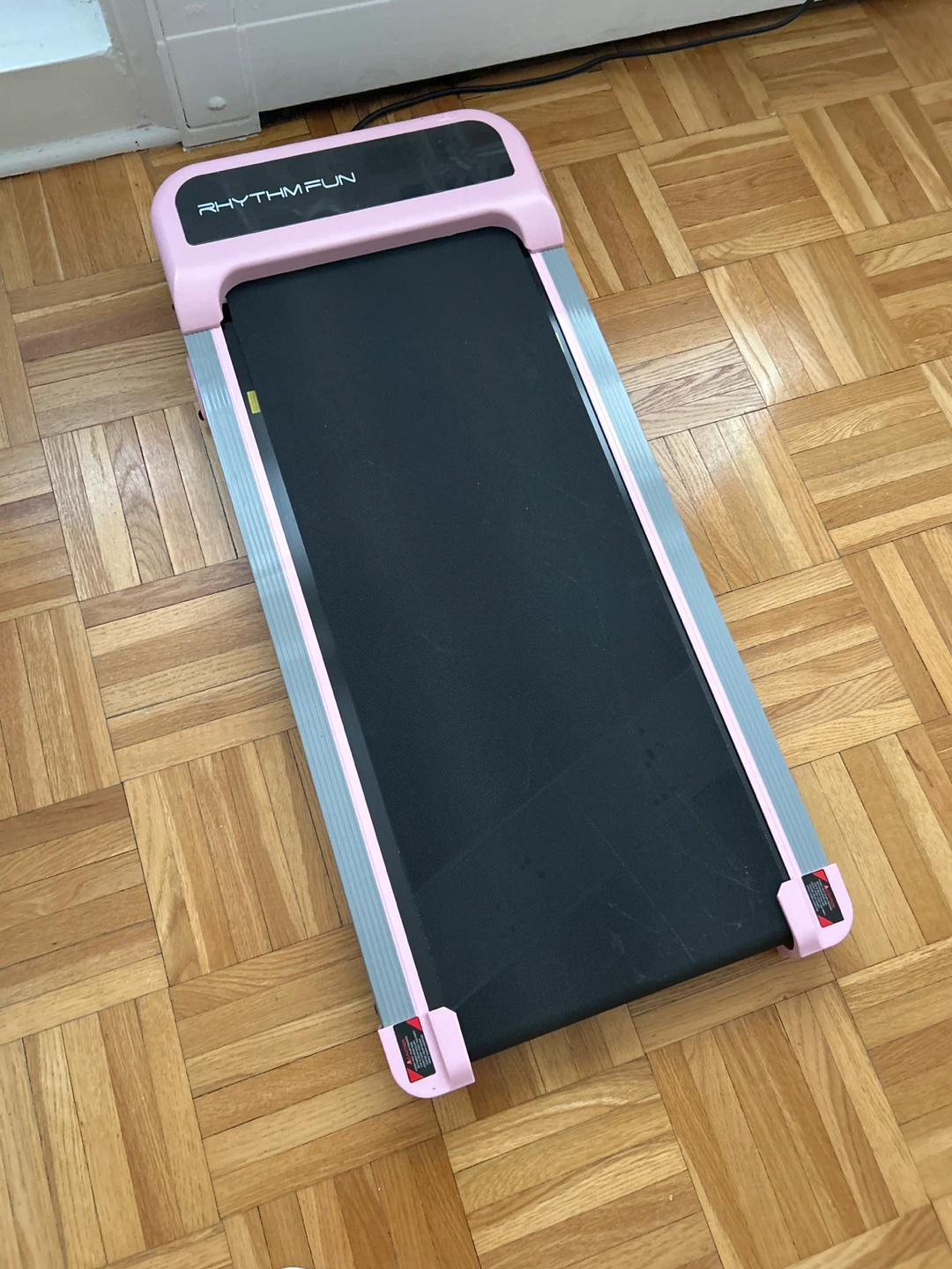 RHYTHMFUN Pink Under-Desk Treadmill