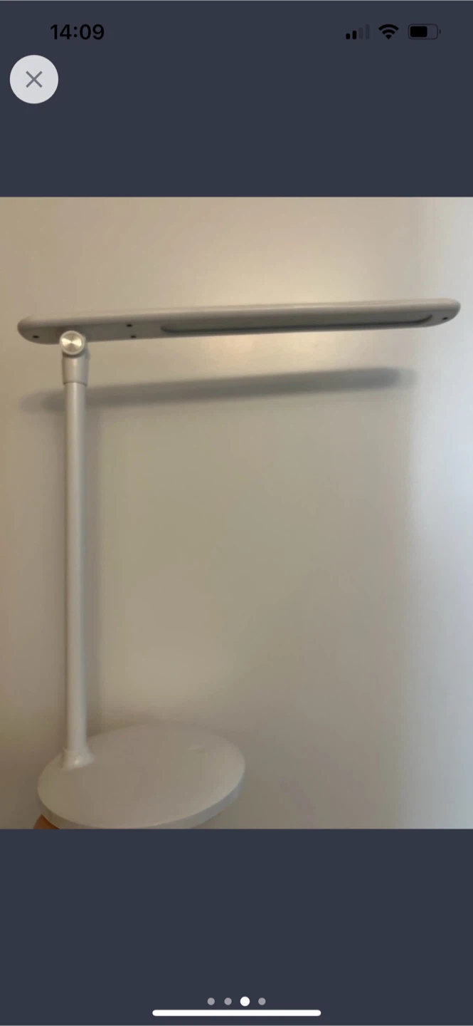 White Dimmable LED Desk Lamp - photo 3