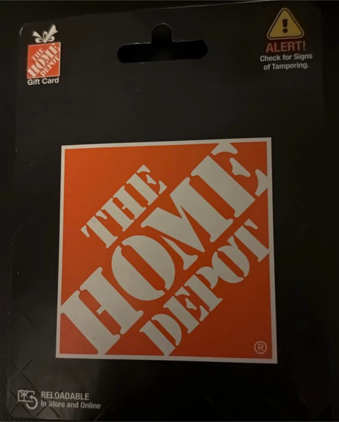 $250 Worth Home Depot Gift Card