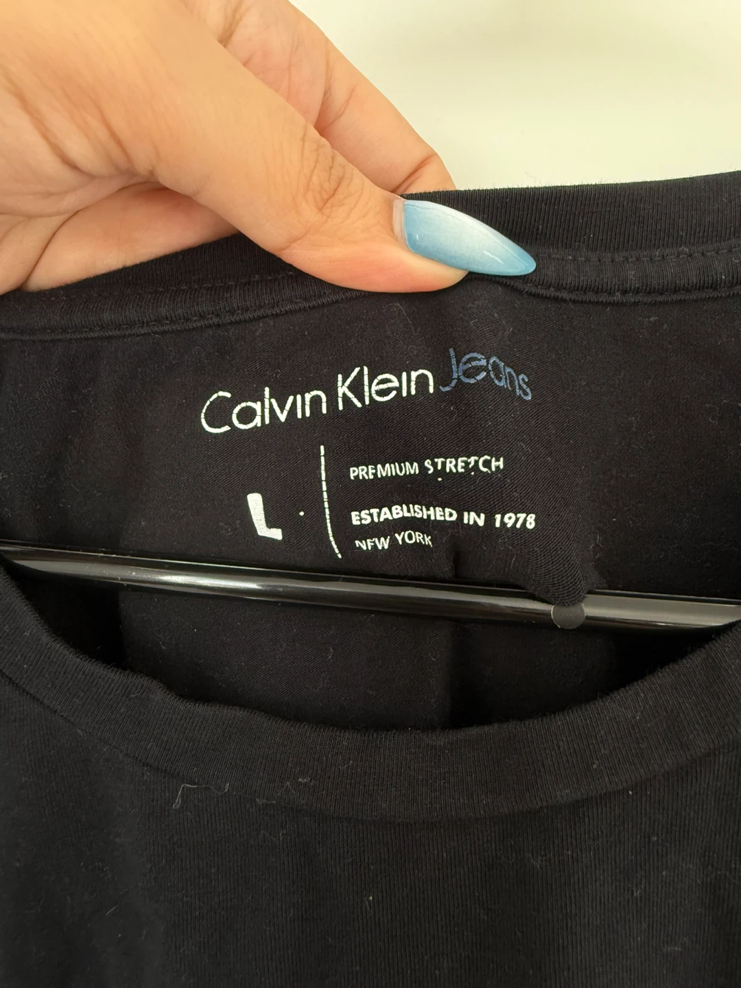 Calvin Klein Jeans Black T-Shirt Size L - photo 2