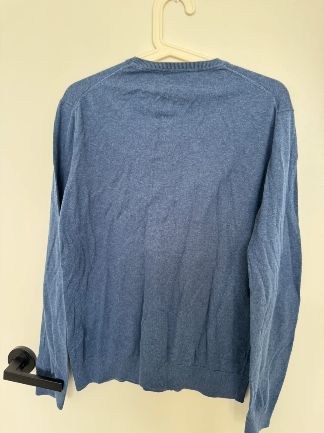 ZARA MAN Basic Blue Silk Cotton Cashmere Sweater - Size L - photo 2