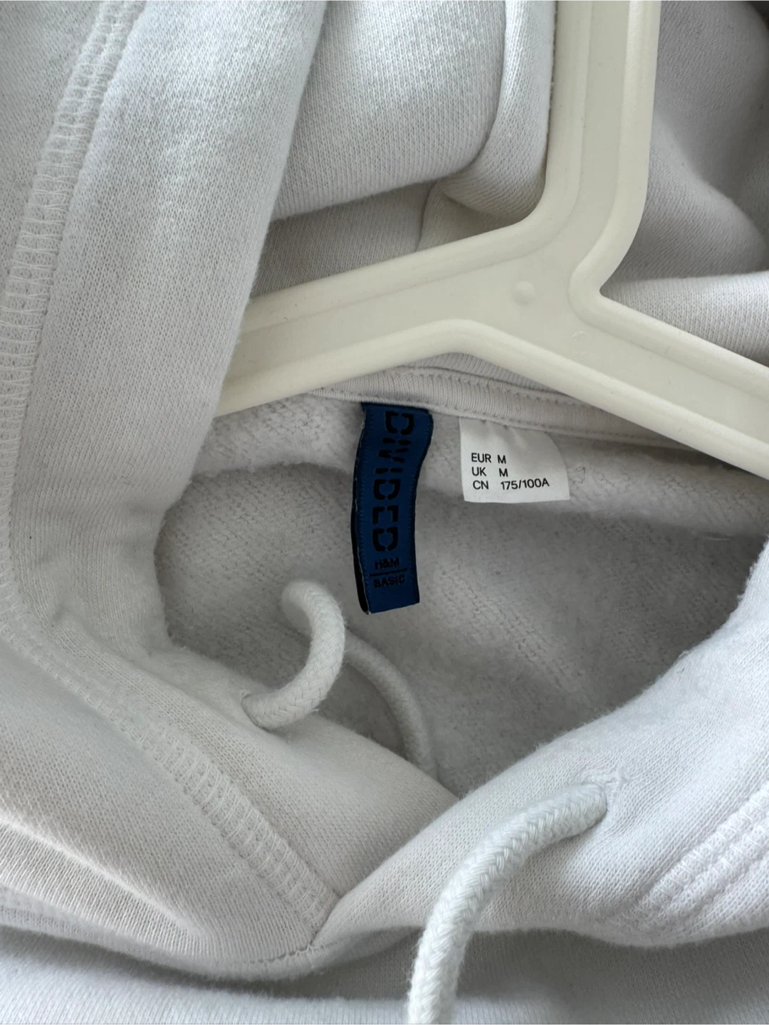 Divided H&M Basic White Hoodie - Size M - photo 3