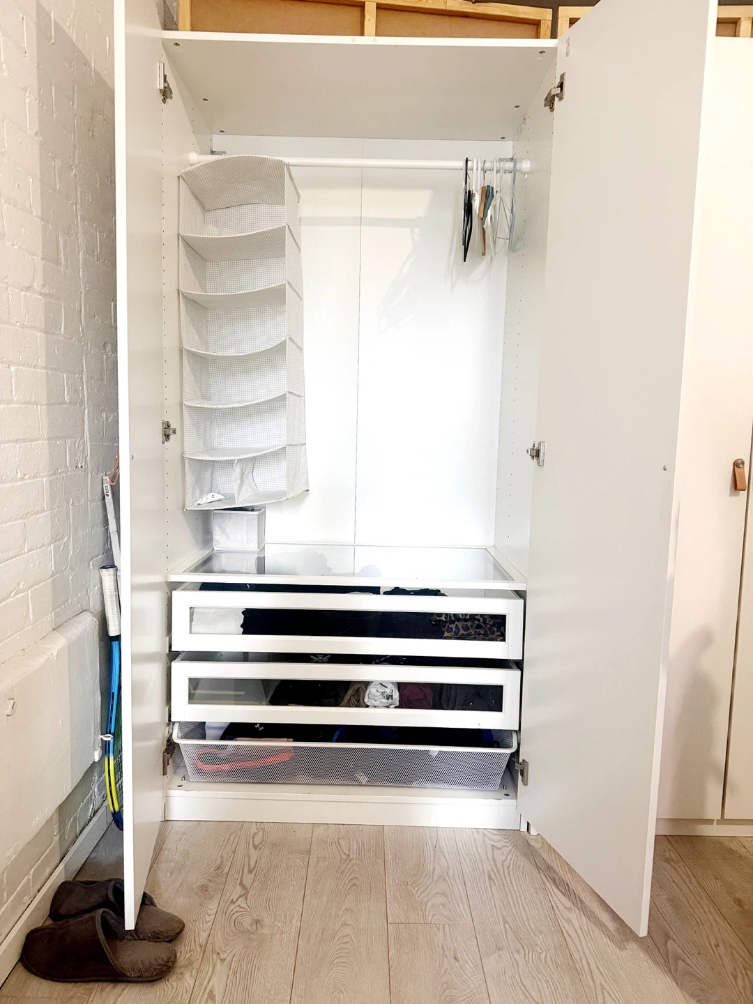 2x IKEA Pax Wardrobe with Drawers unit and 1x IKEA pax corner - photo 2