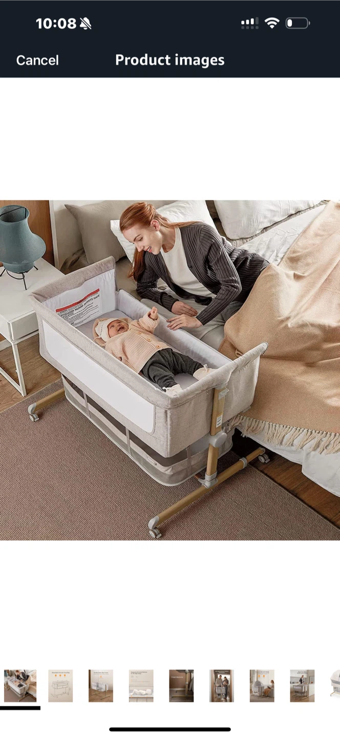 Detachable Crib with Travel Bag and Mosquito Net
