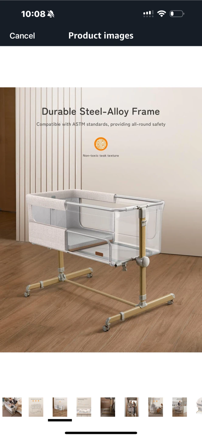 Detachable Crib with Travel Bag and Mosquito Net - photo 3