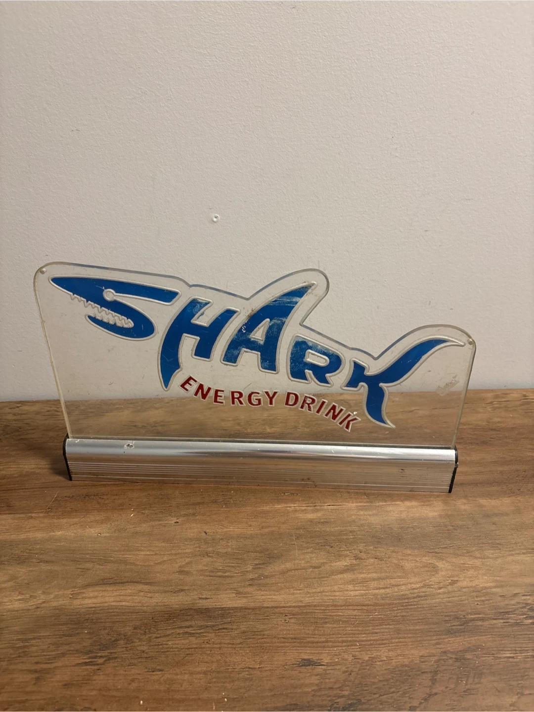 Shark Energy Drink Acrylic Sign