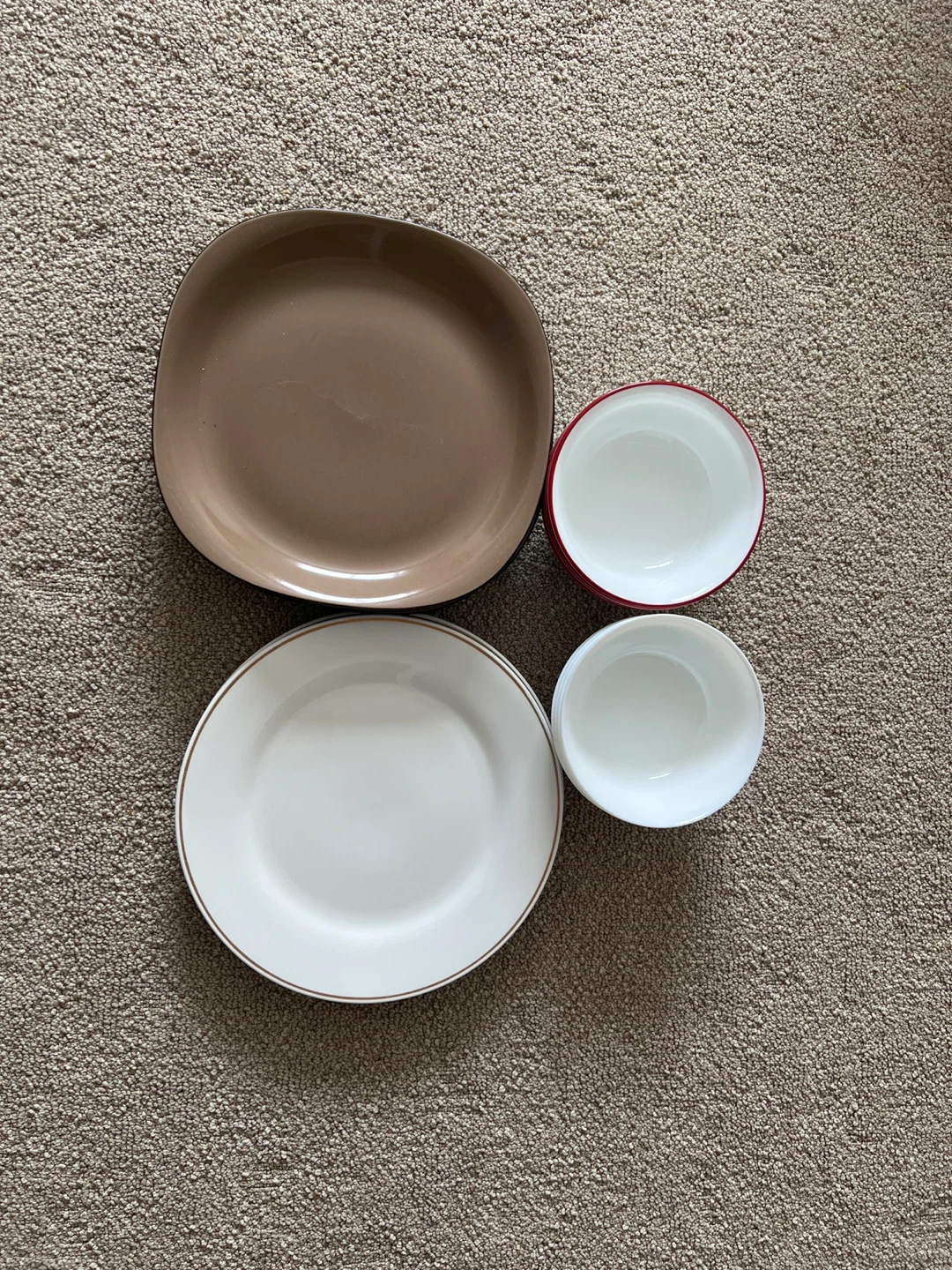 Set of Plates and Bowls