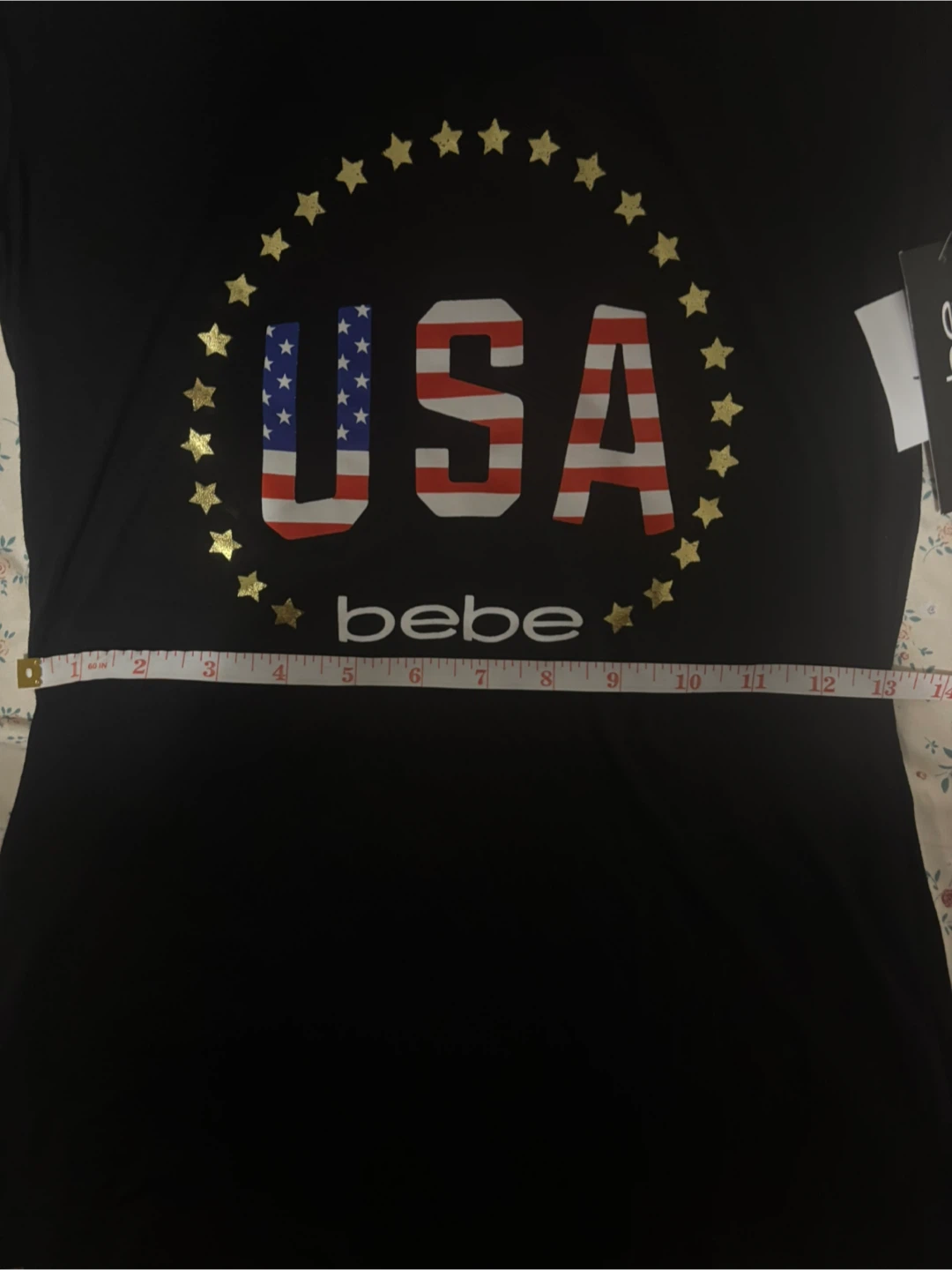 Brand new Bebe USA Black T-Shirt Size S - photo 5