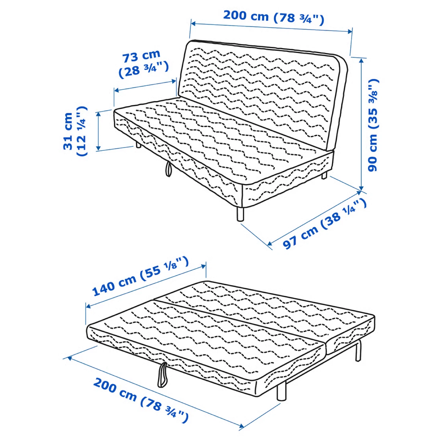 IKEA NYHAMN Sofa bed - photo 5