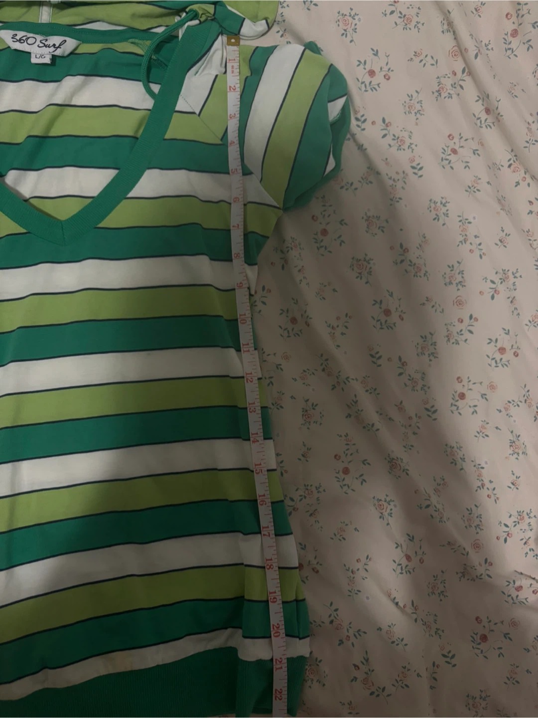 360 Surf Striped V-Neck Hoodie - photo 3