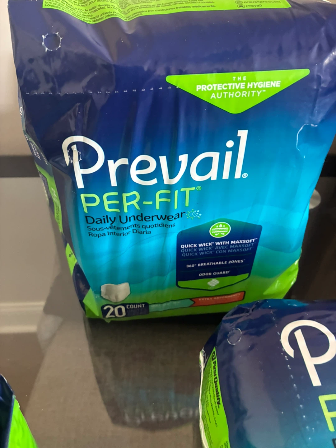 Prevail Per-Fit Daily Underwear Small 20 Count