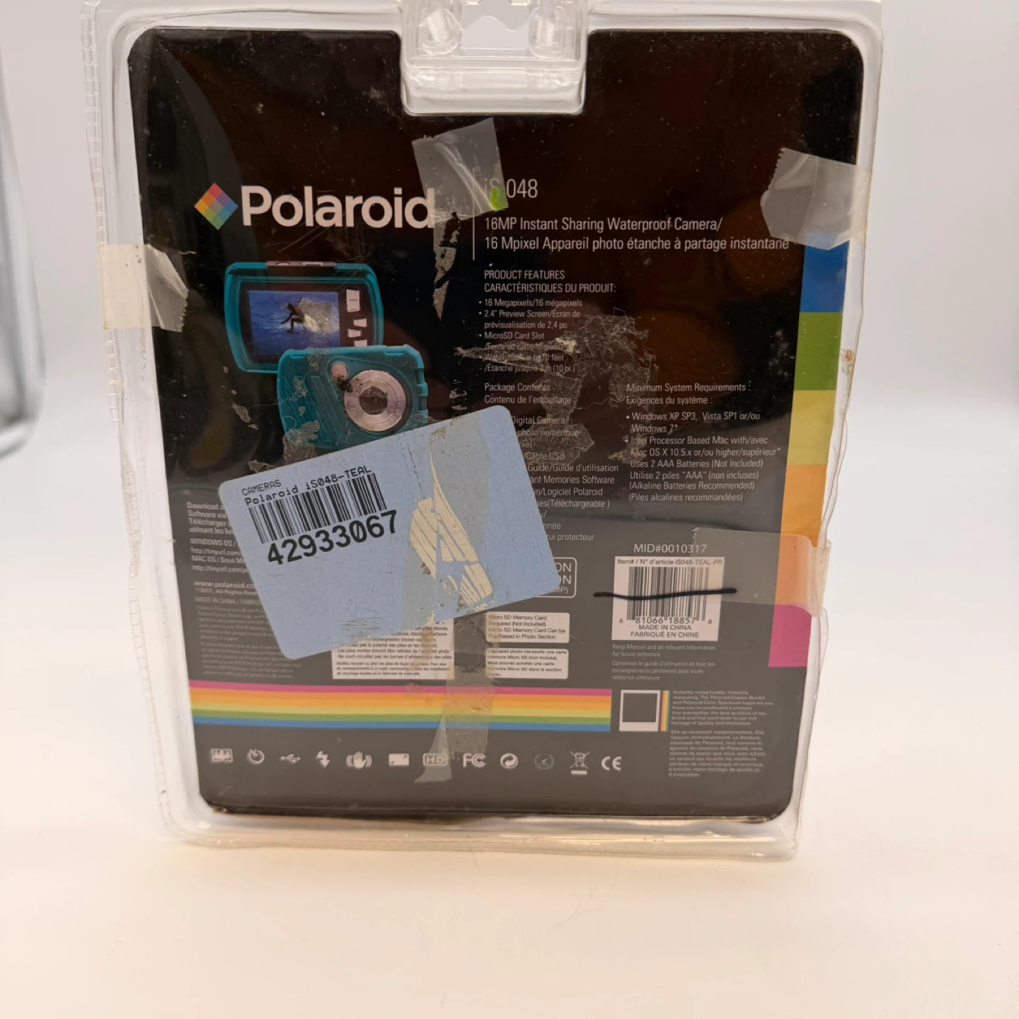 Polaroid IS048 16MP Waterproof Camera - Blue - photo 2