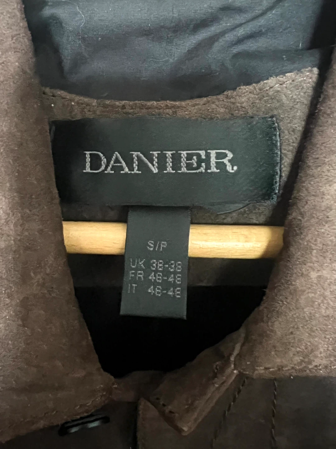 DANIER - Suede Trucker Jacket - Size SM - photo 2